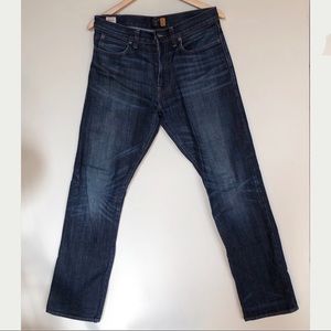 🍂 J.Crew 770 Straight Denim Blue Jeans 32x32